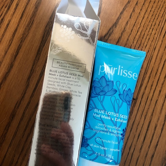 Purlisse Blue Lotus Seed Mud Mask + Exfoliant 2.5oz - Picture 3 of 6